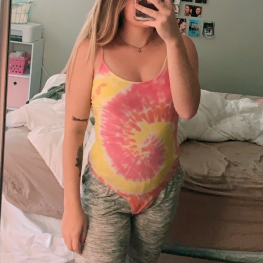 Tie dye bodysuit